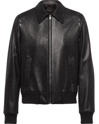 prada bomber jacket mens