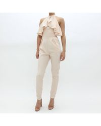 TFNC London - Natural Simi Jump Suit Beige - Lyst