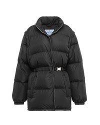 prada puffer coat women's