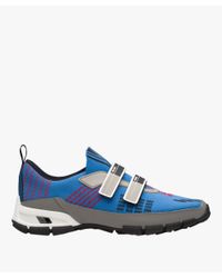 Prada - Blue Crossection Sneakers for Men - Lyst