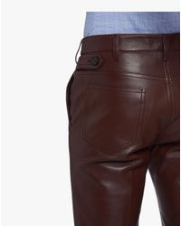 prada leather pants