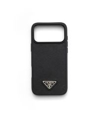 Prada Saffiano Leather Iphone 11 Pro Case in Black for Men | Lyst