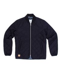 Makia - Blue Quilted Jacket for Men - Lyst