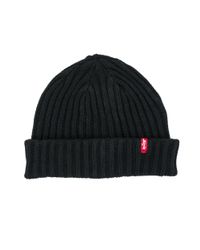 levi's ribbed beanie