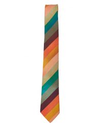 Paul Smith Multicolor Artist Stripe Tie for men