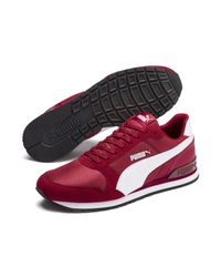 PUMA St Runner V2 Mesh Sneakers in 07 (Red) for Men -