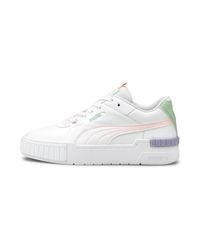 PUMA Cali Sport Pastel Mix Sneakers in White | Lyst