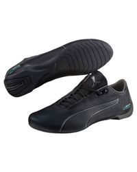 PUMA Leather Mercedes Amg Petronas Future Cat Shoes in Black for Men | Lyst