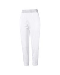 PUMA Fusion Women's Pants in White - Lyst