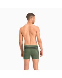 PUMA Synthetisch Active Seamless Boxers (set Van 2) in het Groen voor heren  - Lyst