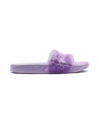 fenty puma slides purple