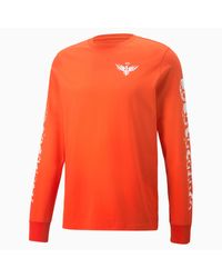 t shirt manche longue puma
