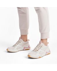 PUMA Nova 2 Suede Women's Sneakers in White - Lyst