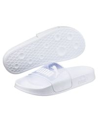 clear puma slides