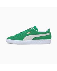 PUMA Suede Teams Sneakers in het Groen - Lyst