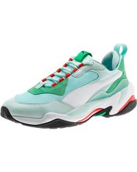 puma thunder mens green