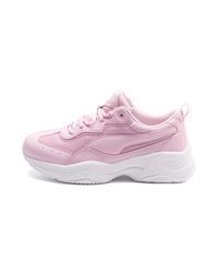 PUMA Kant Cilia Patent Sportschoenen in het Roze - Lyst