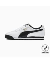 puma men's roma basic leather sneaker