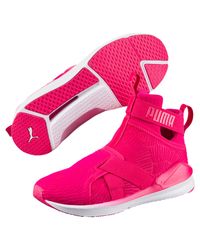 pink puma fierce sneakers