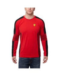 ferrari long sleeve shirt