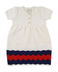 Robe Pour Bebe Fille Pas Cher En Soldes Gucci En Coloris Blanc Lyst