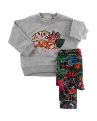 Ensembles Bebe Pour Fille Pas Cher En Soldes Coton Kenzo En Coloris Gris Lyst Ensembles Bebe Pour Fille Pas Cher En Soldes Coton Kenzo En Coloris Gris Lyst