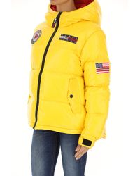 Doudoune Femme Synthetique Tommy Hilfiger En Coloris Jaune Lyst