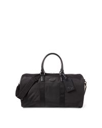 Polo Ralph Lauren Leather Thompson Duffel Bag in Black for Men - Lyst