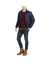 polo ralph lauren packable quilted down jacket