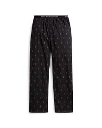 Pantalon de pyjama motif poney Coton Polo Ralph Lauren pour homme en  coloris Noir | Lyst