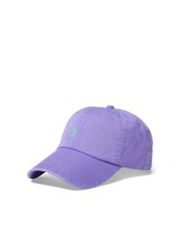 purple ralph lauren cap