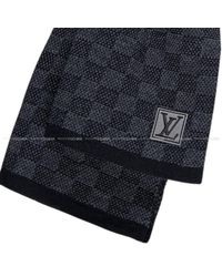 Louis Vuitton Muffler Petit Damier Cobalt M70030[brand New][authentic] in Black for Men - Lyst
