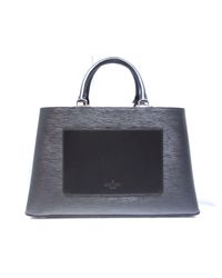 Louis Vuitton Kleber Mm Handbag Epi Noir Leather M51323 in Black - Lyst