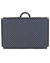 Louis Vuitton Damier Graphite Alzer 75 Travel Trunk Bag N48192 90032124.. in Gray for Men - Lyst