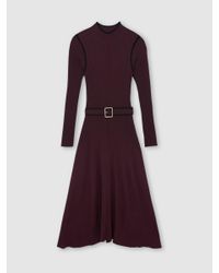 Reiss Elaina - Navy Rib-knitted Midi Dress, S in Blue | Lyst UK Reiss Elaina - Navy Rib-knitted Midi Dress, S in Blue | Lyst UK