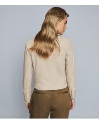 Reiss olivia suede jacket Clearance