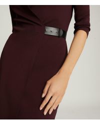 Reiss Synthetic Luisa - Knitted Wrap ...