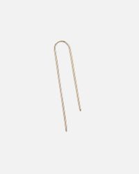 Gabriela Artigas - White 14k Yellow Gold Infinite Hook Earring - Lyst