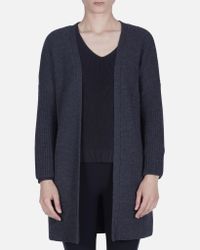 Rag & Bone Blue Dee Cardigan In Charcoal
