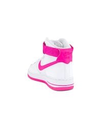 pink air force high tops