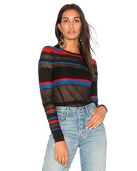 Diane von Furstenberg Black Crewneck Pullover