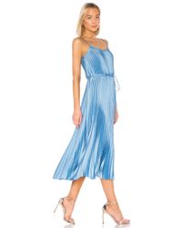 Vince Blue Pleated Cami Dress