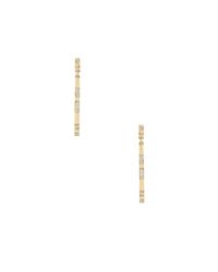 House of Harlow 1960 Metallic X Revolve Atum Bar Drop Earrings