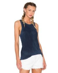 Cotton Citizen Blue Marbella Tank
