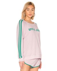 SWEAT SPIN AND JUICE Wildfox en coloris Pink