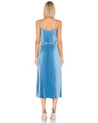 Vince Blue Pleated Cami Dress
