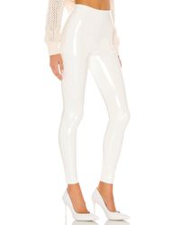commando white leggings