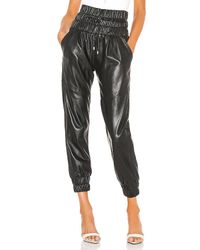 Marissa Webb Dalton Leather Joggers in 