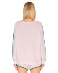 SWEAT SPIN AND JUICE Wildfox en coloris Pink