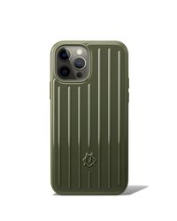 Rimowa Polycarbonate Cactus Green Groove Case For Iphone 12 & 12 Pro for men